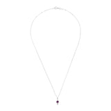 Birthstone necklace February Amethyst 