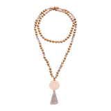 Mala Kette Blume des Lebens Roségold