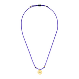 Adjustable “I am perfect necklace”, purple